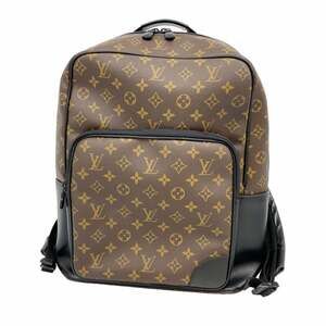 Louis Vuitton Monogram Macassar Dean Backpack M45335 in Brown and Black for Men